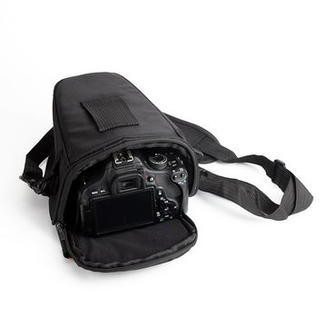K-S-Trade Kameratasche für Canon EOS R5, Schultertasche Colt Kameratasche Systemkameras DSLR DSLM SLR