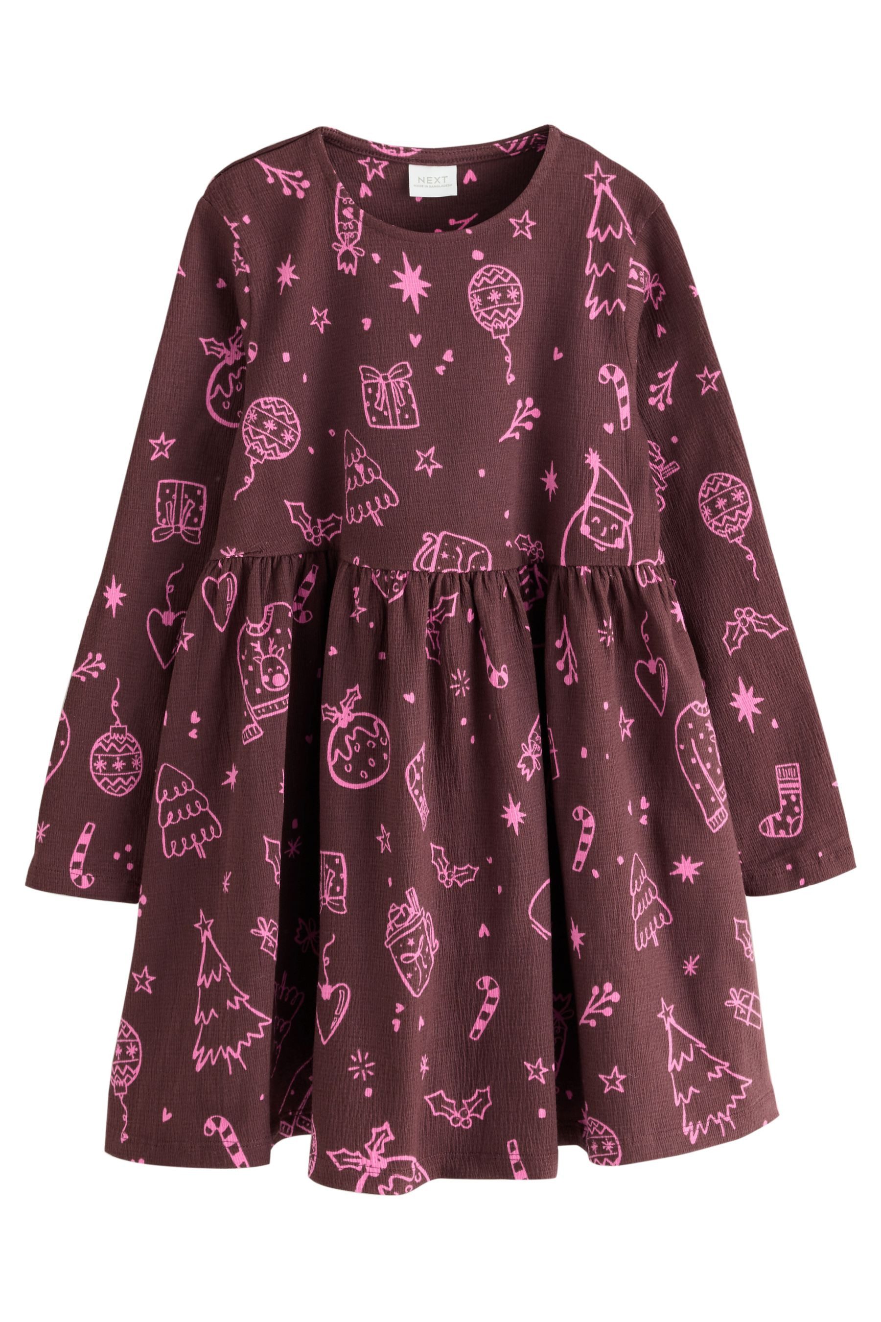 Next Jerseykleid Langärmeliges Kleid aus Jersey (1-tlg)