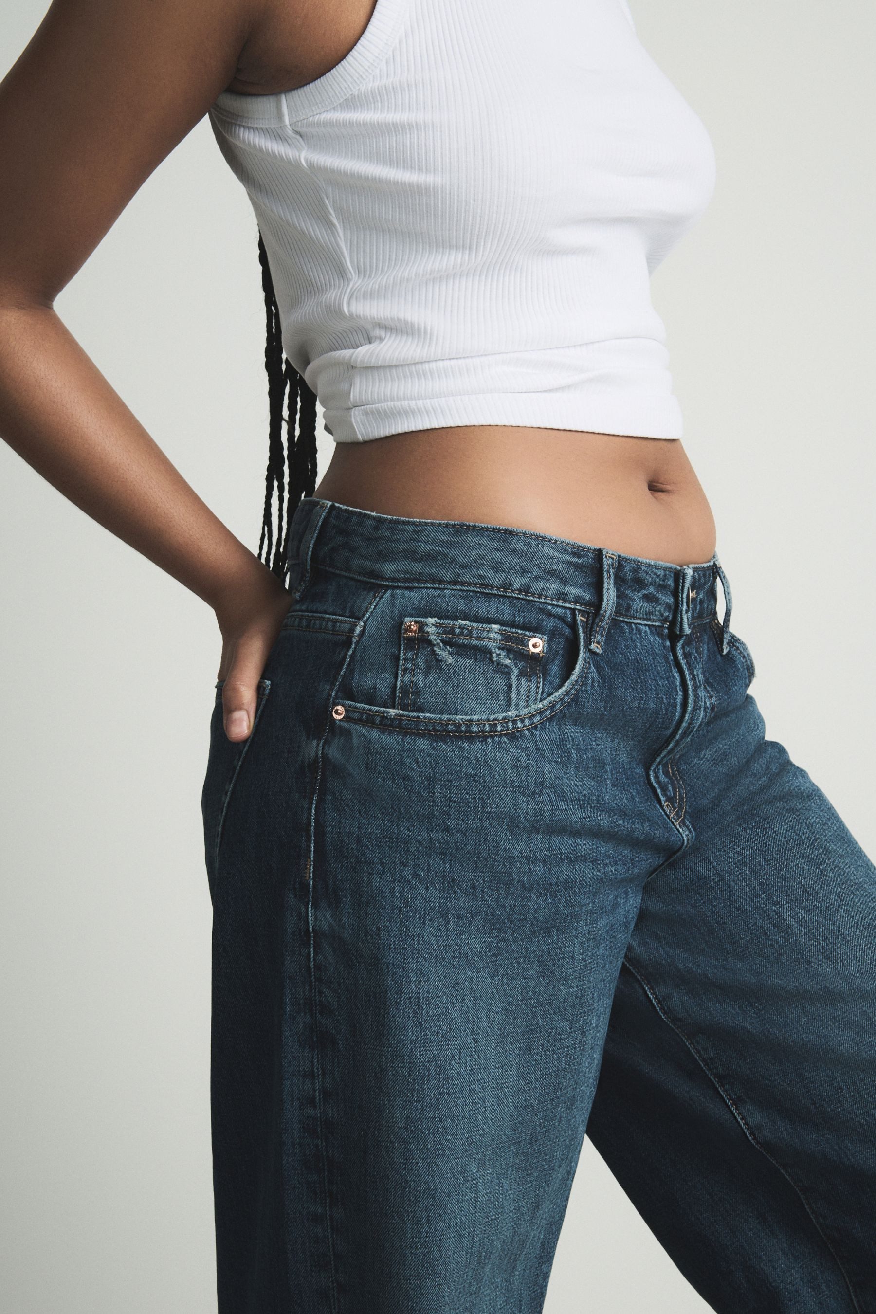 Next Weite Jeans Superweite Hourglass-Jeans aus günstig online kaufen