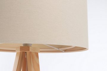ONZENO Stehlampe Boho Pristine Ambient 1 50x23x23 cm, einzigartiges Design und hochwertige Lampe