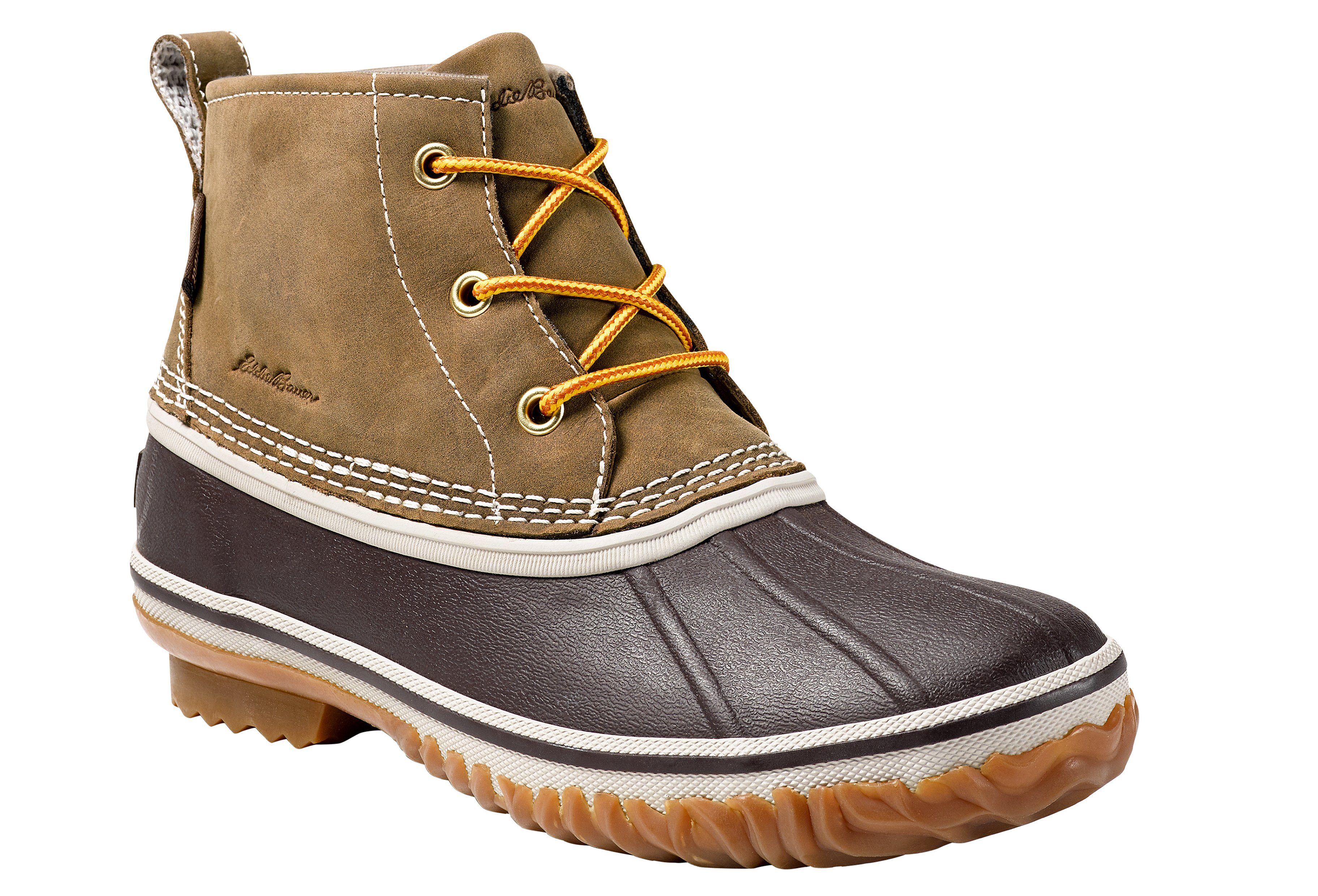 Eddie Bauer Hunt Pac - Leder - Mittelhoch Stiefelette Weizen