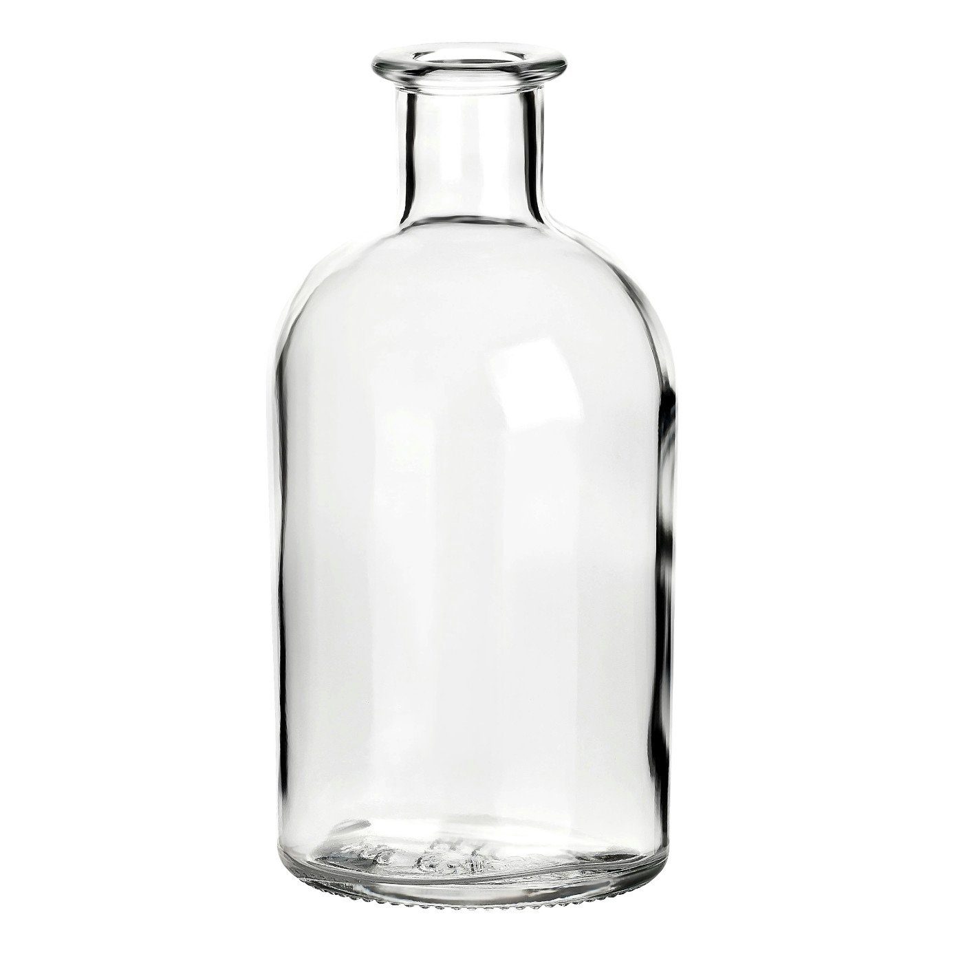 gouveo Trinkflasche 12x Glasflasche 250 ml Apotheker mit “Weihnachten” Holzgriffkorken, Geschenk - Korken