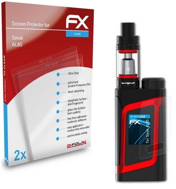 atFoliX Schutzfolie Displayschutz für Smok AL85, (2 Folien), Ultraklar und hartbeschichtet
