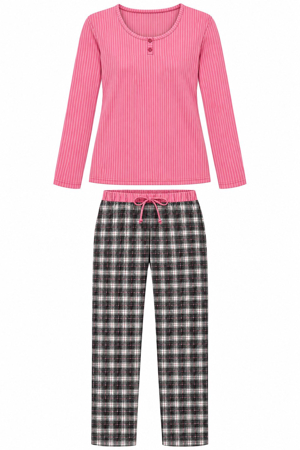 Ringella Shorty Pyjama mit Oberteil in Rippe und Fl 6511204
