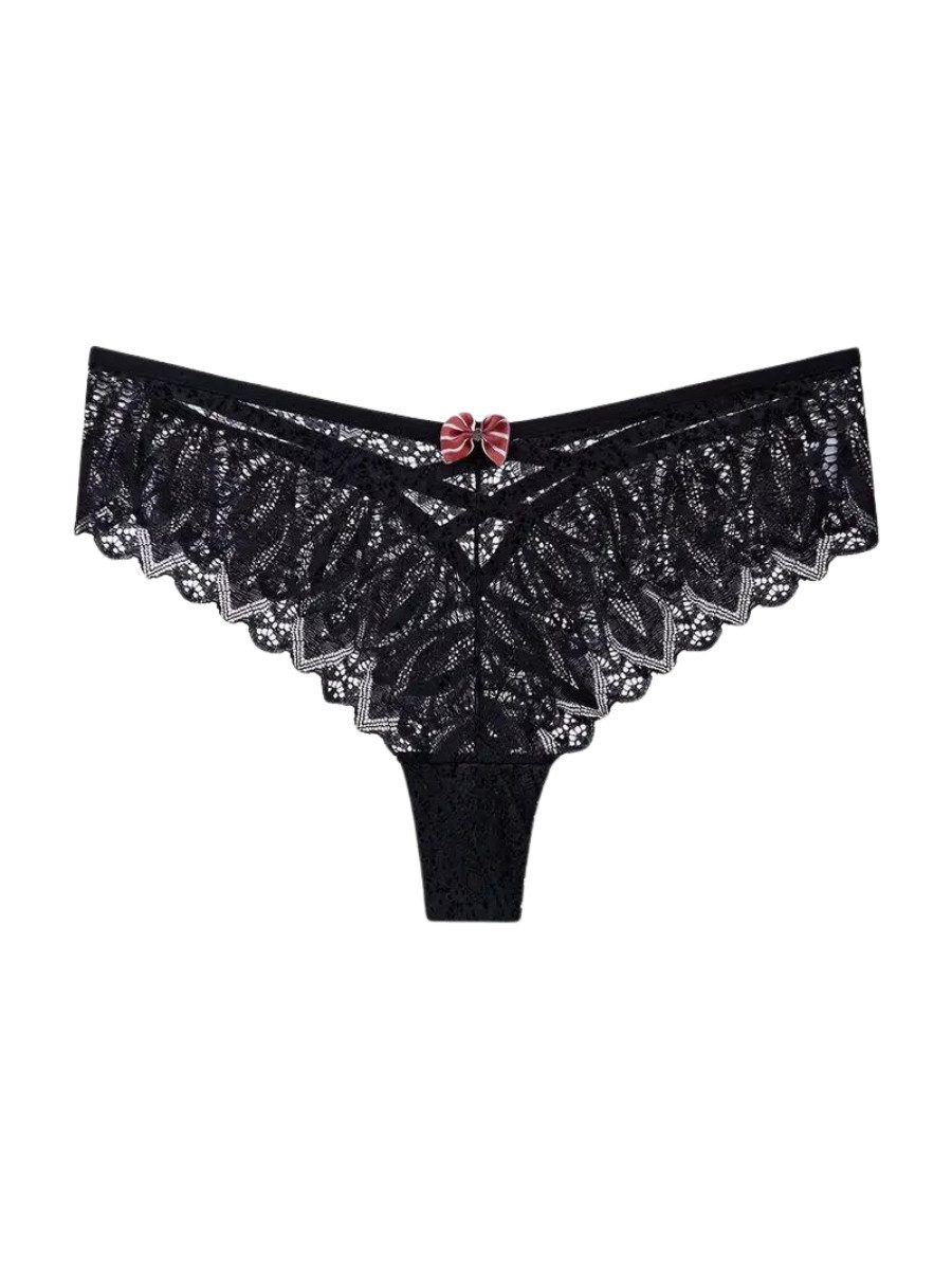 Taillenslip Damen Dessous Slip, sexy Unterwäsche in Spitzenoptik