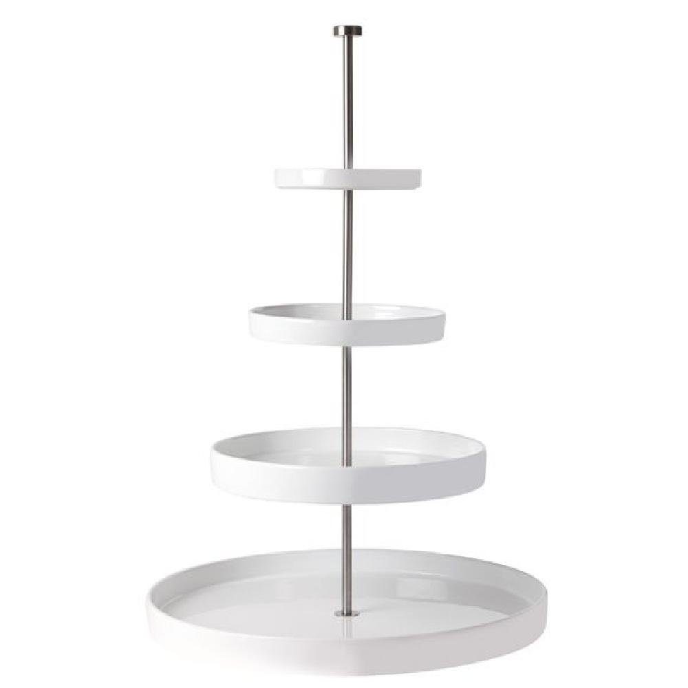 ASA SELECTION Etagere Asa Etagere Grande Flach Weiß (4-stufig) (61cm)