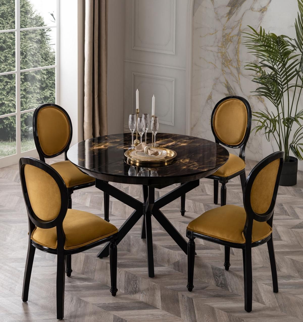 Esstisch Rund Esstisch Designer Esstisch Design Tisch Holz Esszimmer Rundtisch