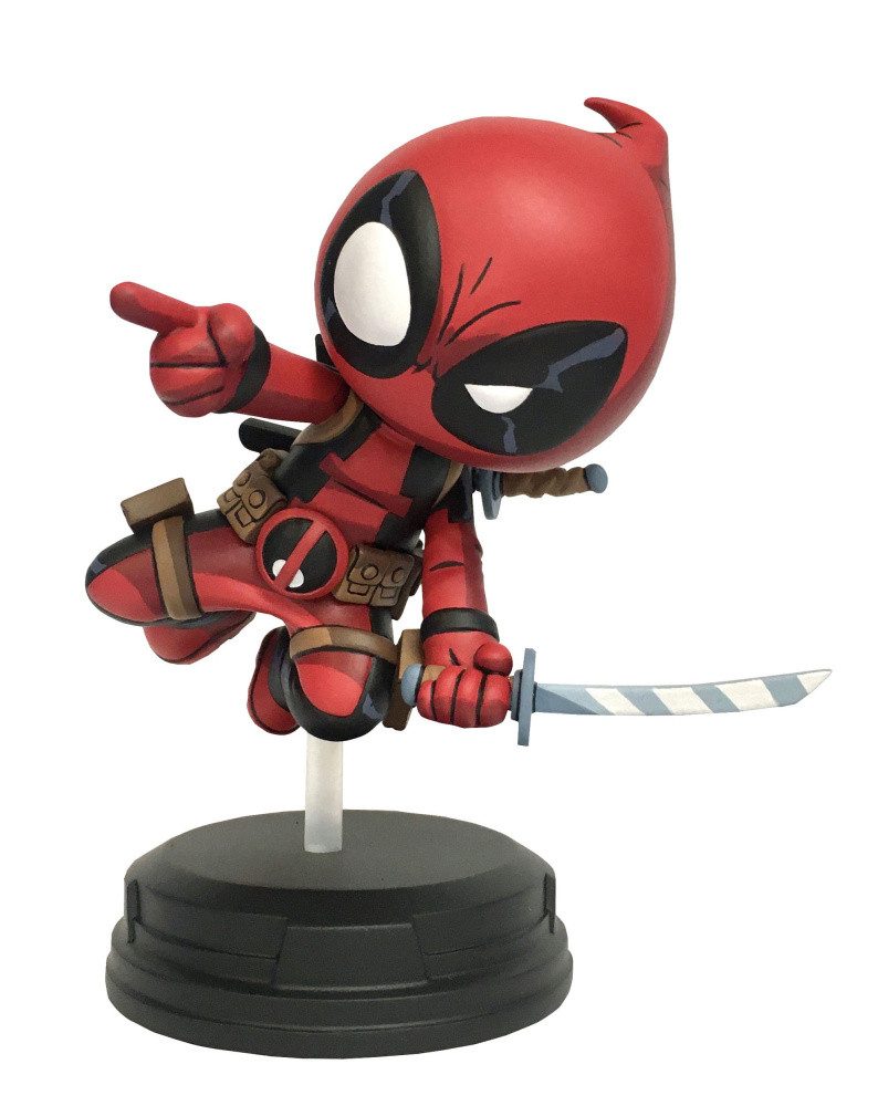 GENTLE GIANT Merchandise-Figur Marvel Animated Statue Deadpool (Jumping) 18 cm