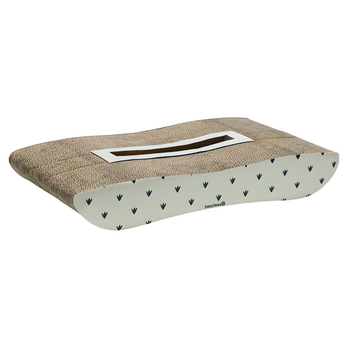Kratzbrett Kratzbrett Poezel aus Karton beige
