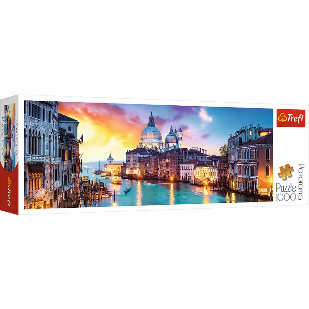 Trefl Puzzle Panorama Canal Grande, 1000 Puzzleteile