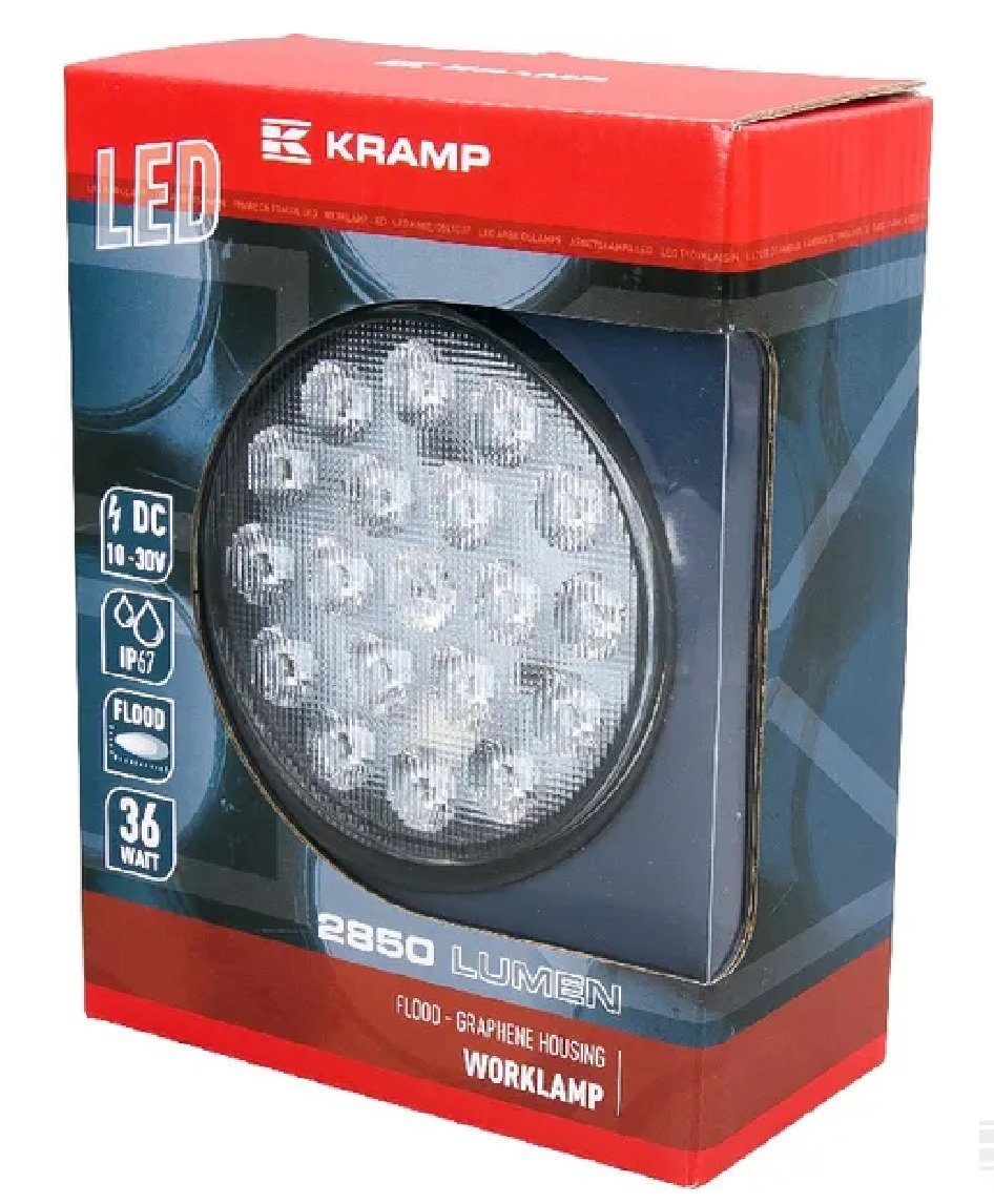 Kramp LED LED Kramp Arbeitsscheinwerfer Flutlicht 36W LA10046 Scheinwerfer