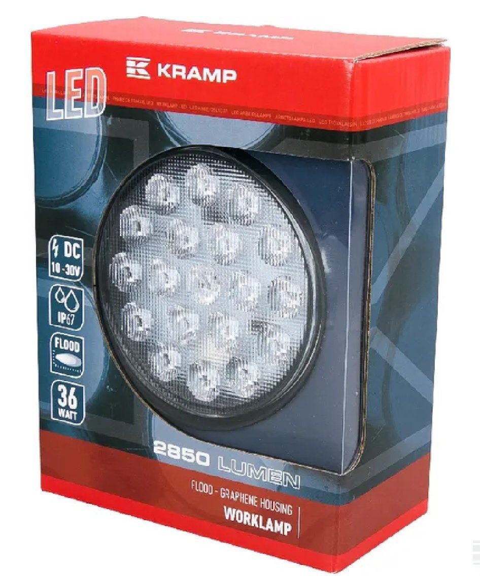 Kramp LED Scheinwerfer Kramp LED Arbeitsscheinwerfer 36W Flutlicht LA10046
