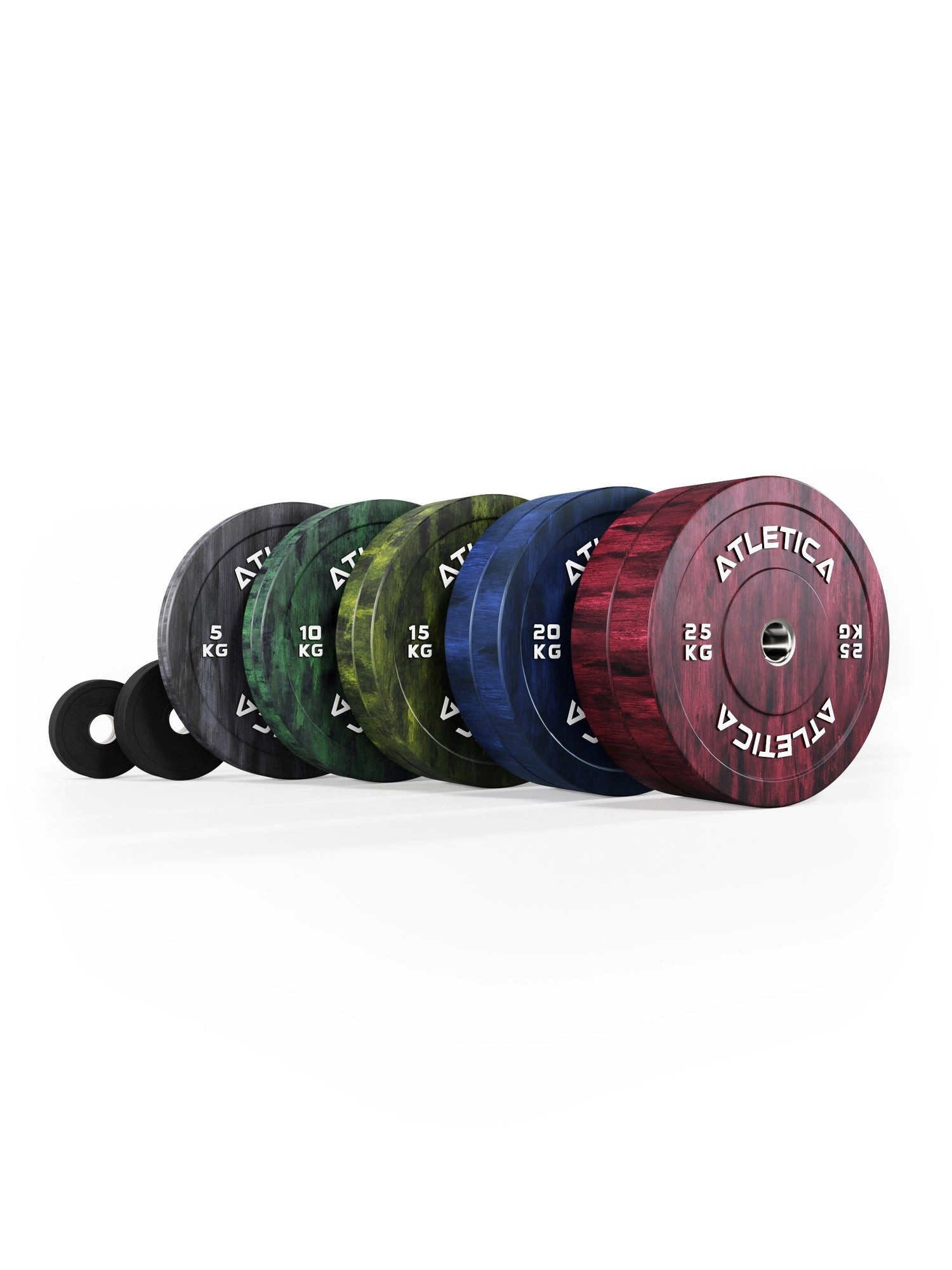 ATLETICA Hantelscheiben Fusion Bumper Plates SET, 157.5kg, 157.5 kg