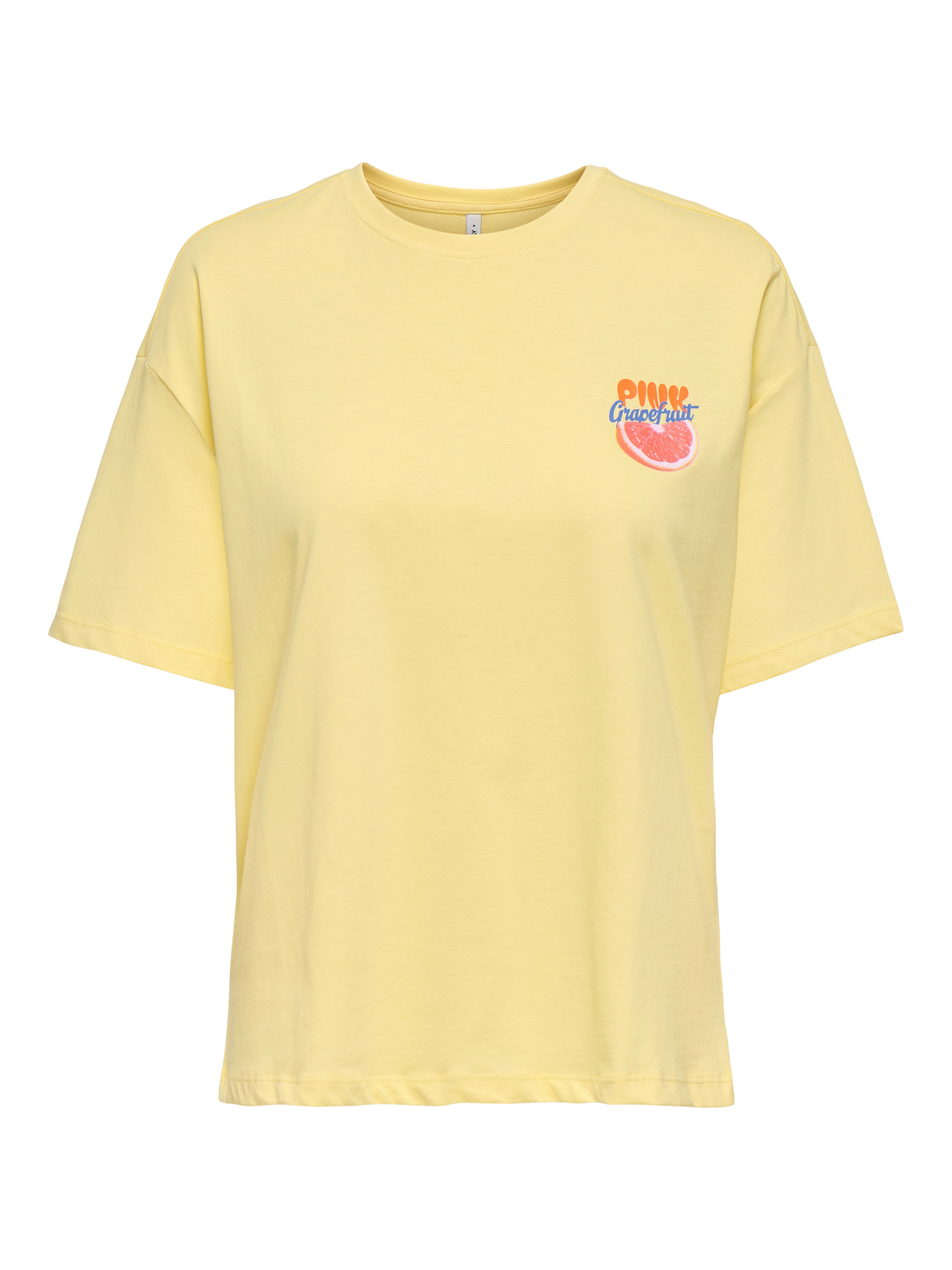 ONLY Kurzarmshirt ONLBOLETTE LIFE S/S TOP BOX CC JRS mit auffälligem Print günstig online kaufen