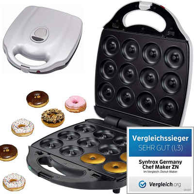 Syntrox Germany Donut-Maker Syntrox Donutmaker XXL mit herausnehmbaren Platten