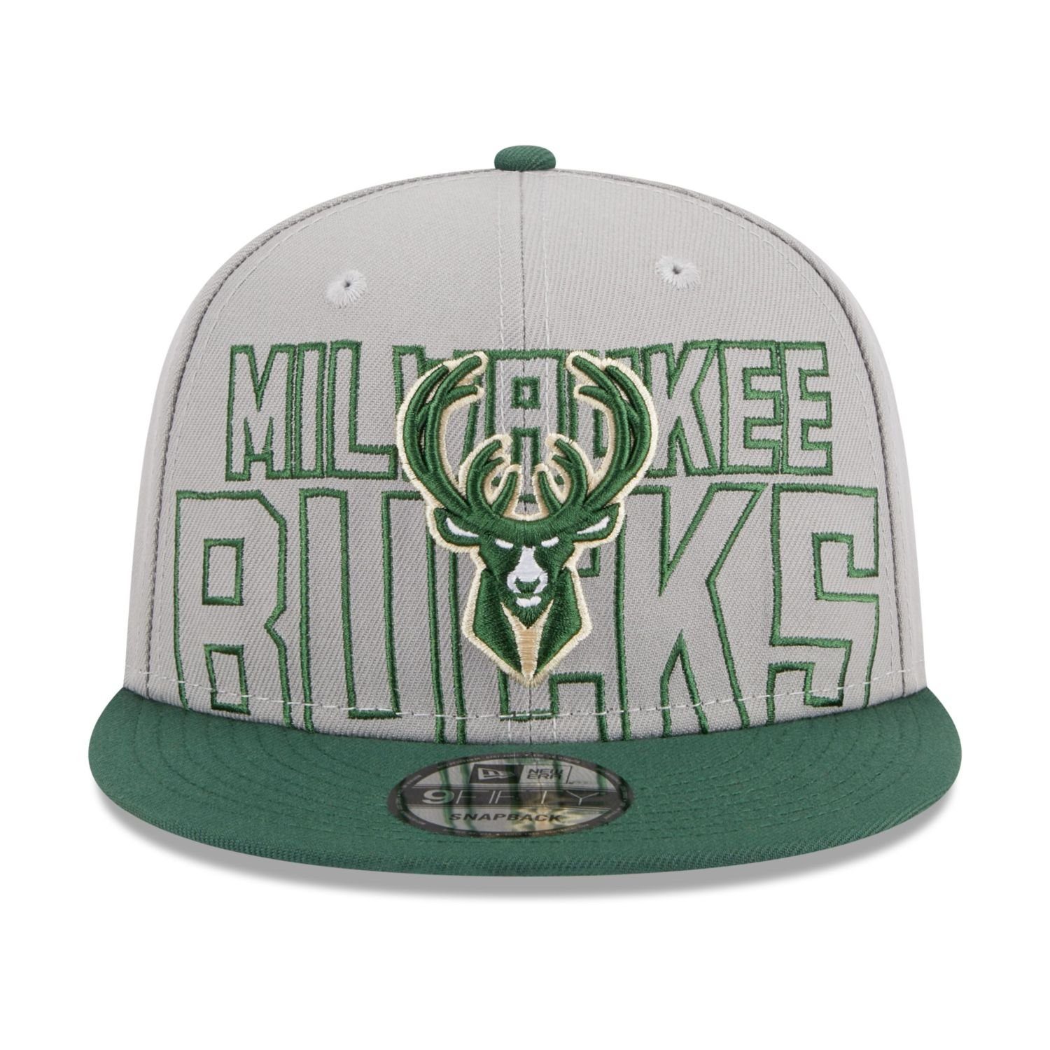 Snapback Cap New NBA Bucks 2023 Milwaukee DRAFT Era