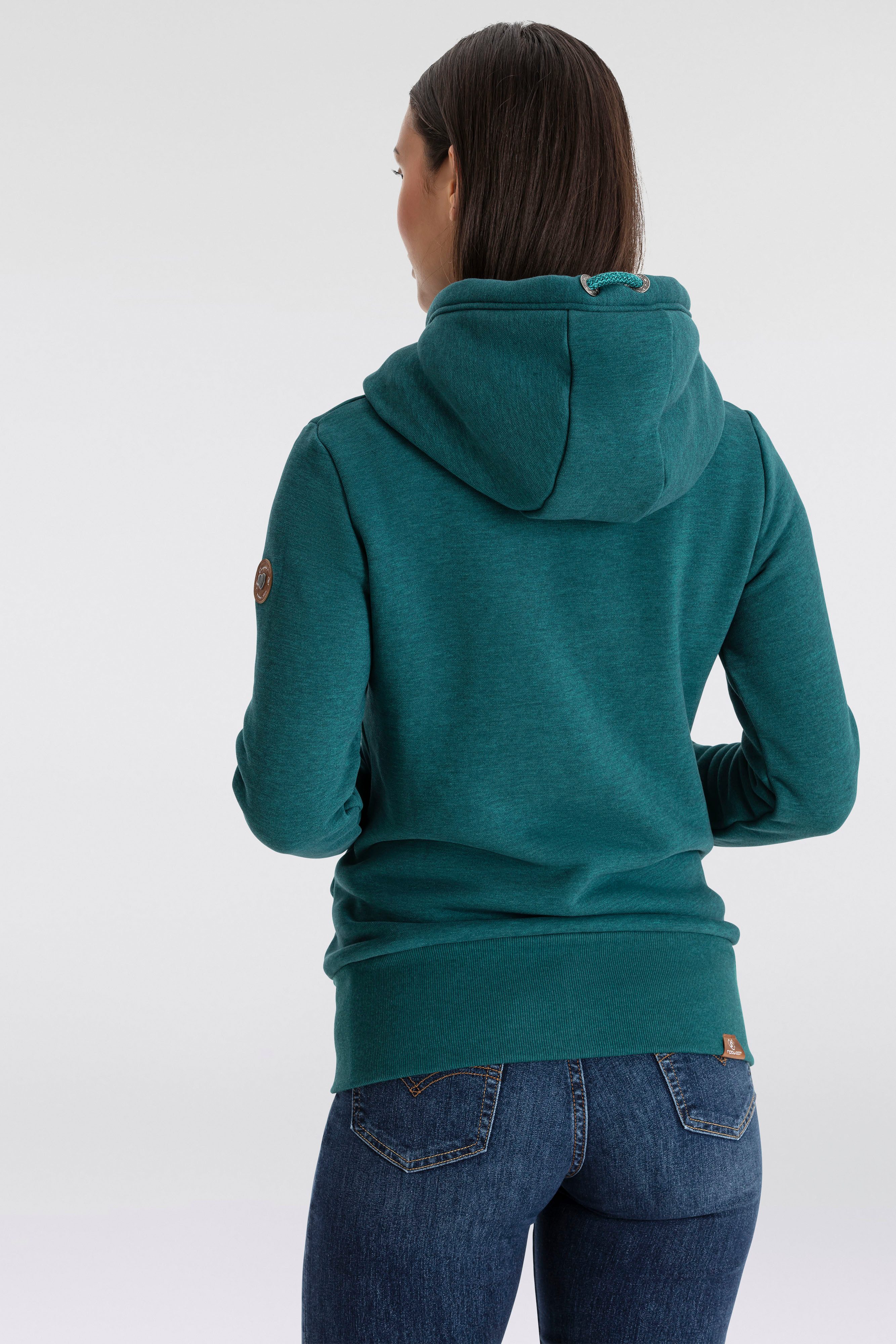 Ragwear Sweatjacke NESKA ZIP O mit extra breiten Bündchen günstig online kaufen