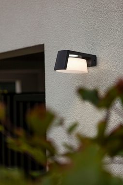 LUTEC LED Außen-Wandleuchte MOON, LED fest integriert
