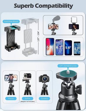 Diyarts Kamerastativ (360° drehbares tragbares Reisestativ, kompatibel für iPhone, Android)
