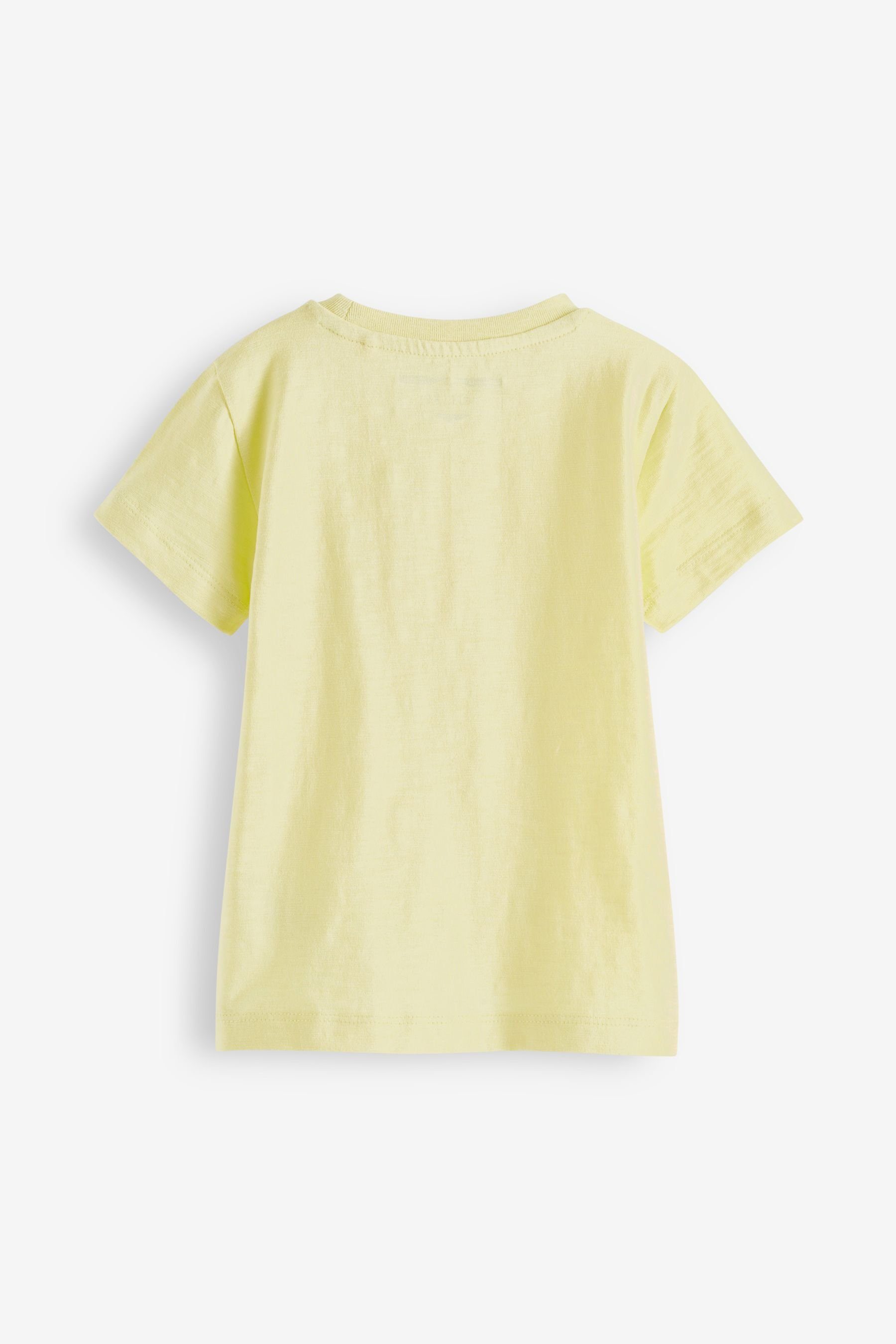 T-Shirt Next T-Shirt (1-tlg) Yellow
