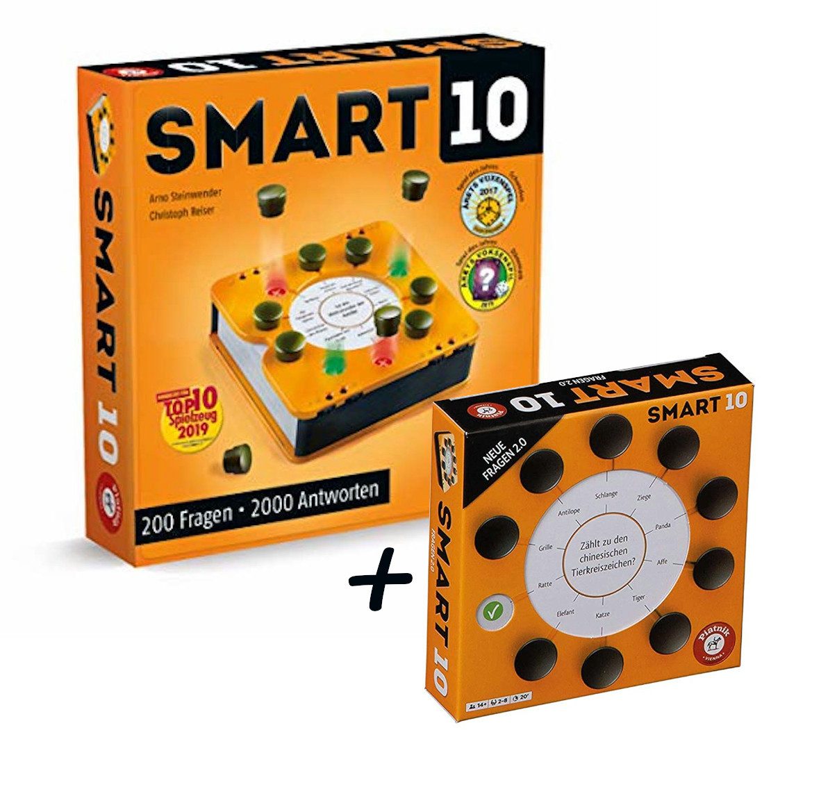 Piatnik Spiel Piatnik - Smart 10 - Das Revolutionäre Quizspiel + Zusatzfragen, Wissenspiel, Wissensspiel