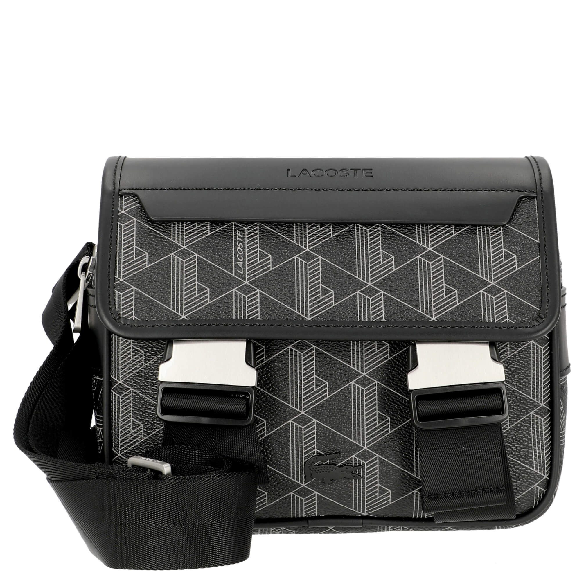 Lacoste Umhängetasche The Blend - Umhängetasche 21.5 cm (monogram noir gris günstig online kaufen