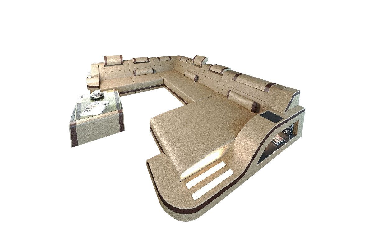 Sofa Dreams Wohnlandschaft Ledercouch Sofa Leder günstig online kaufen