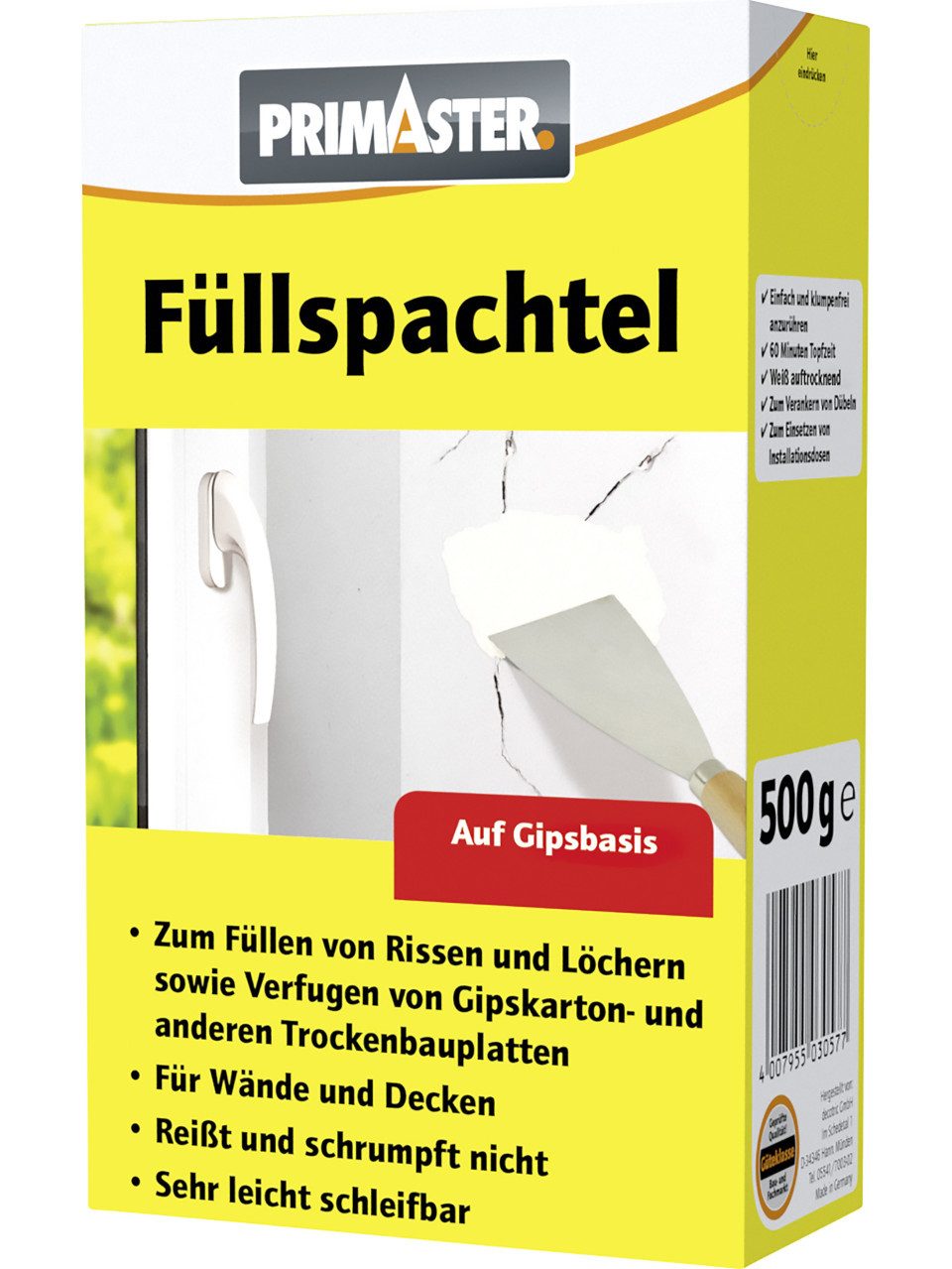 Primaster Spachtelmasse Primaster Füllspachtel 500 g
