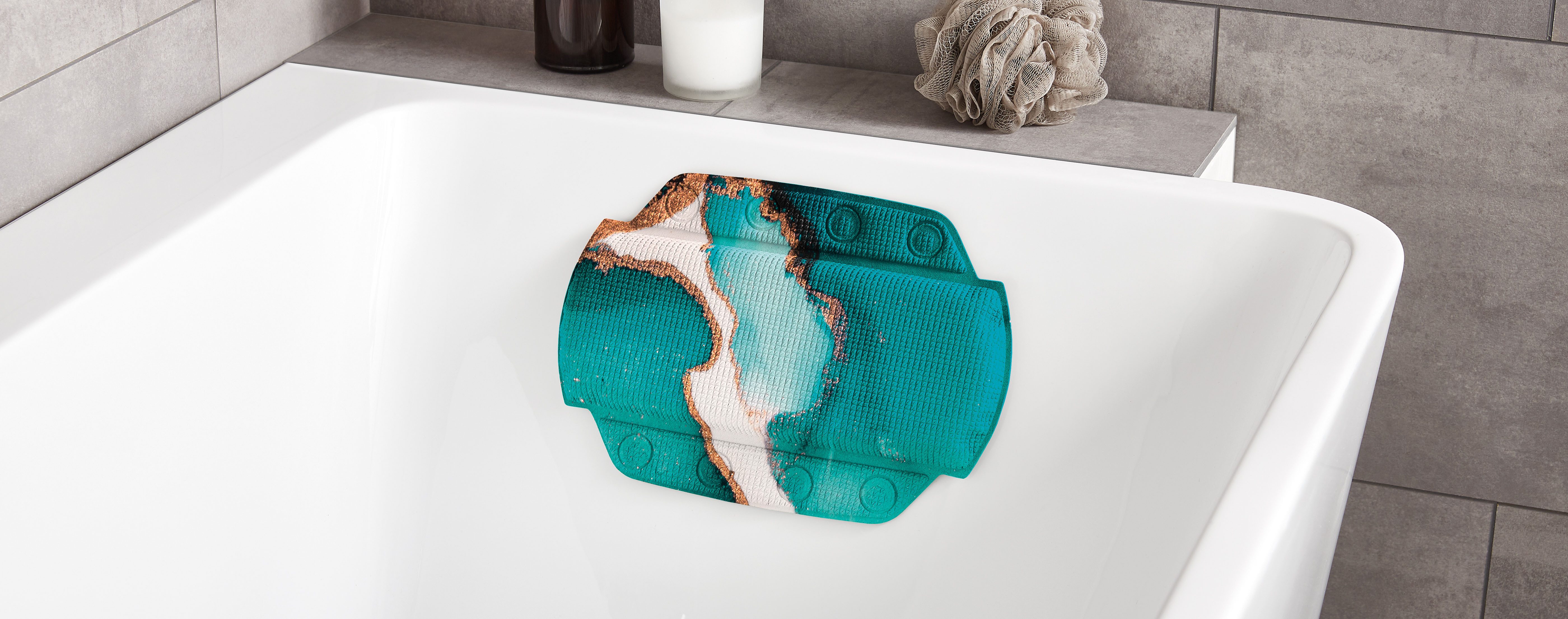 Kleine Wolke Nackenkissen Teal – Bild 2 von 2