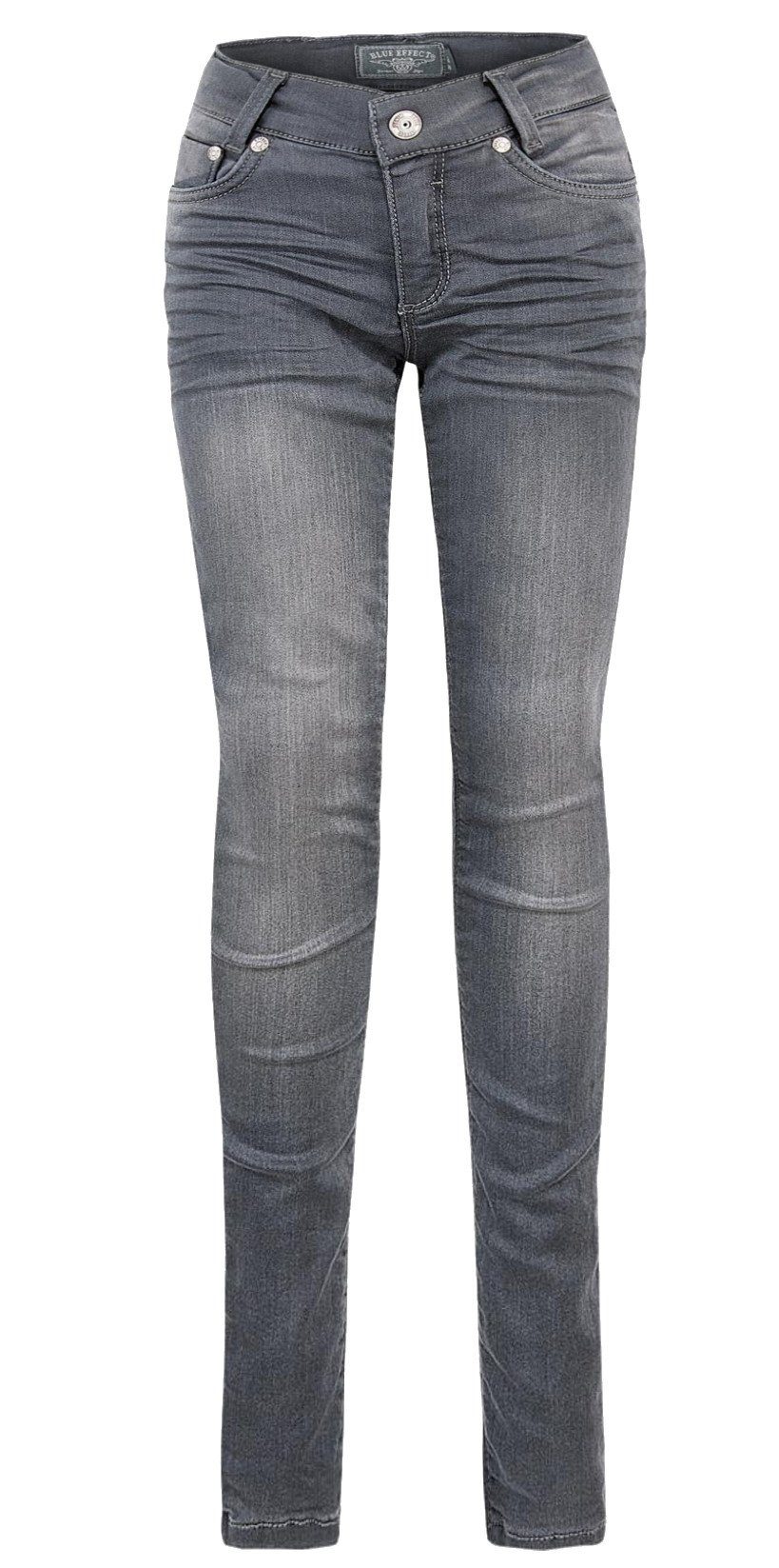 BLUE EFFECT Regular-fit-Jeans Jeans Hose ultra grey stretch regular Skinny dark