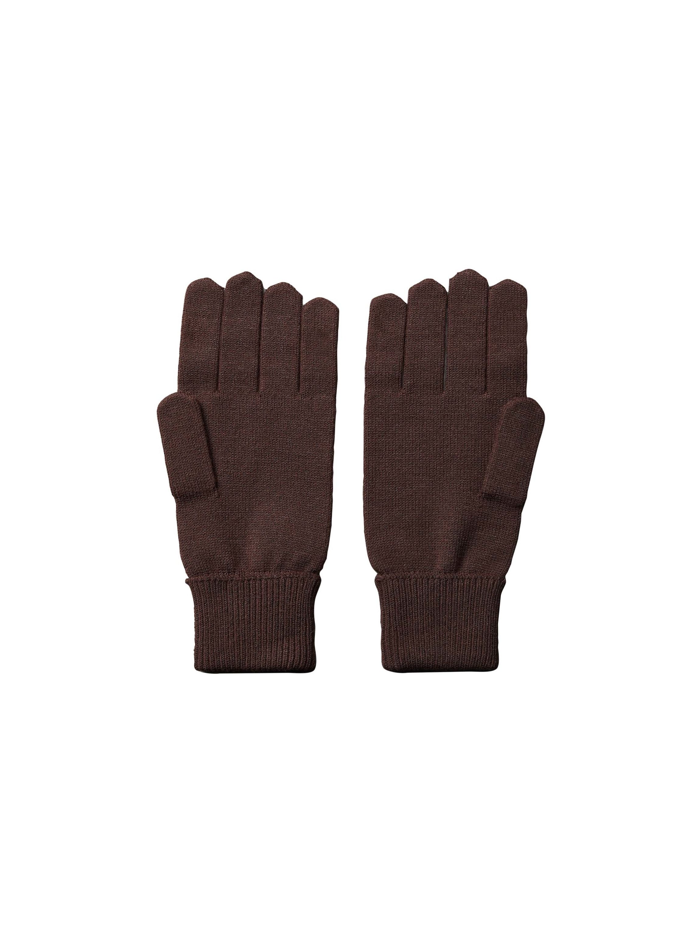 Calvin Klein Jeans Strickhandschuhe CK FINE RIB GLOVES Regular fit mit Markenlogo – Bild 2 von 3