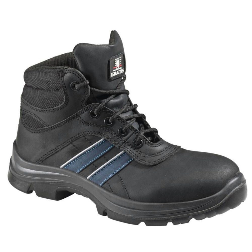 LEMAITRE Sicherheitshochschuh S3 Gr.43 Andy High KW12 Velours schwarz Sicherheitsschuh