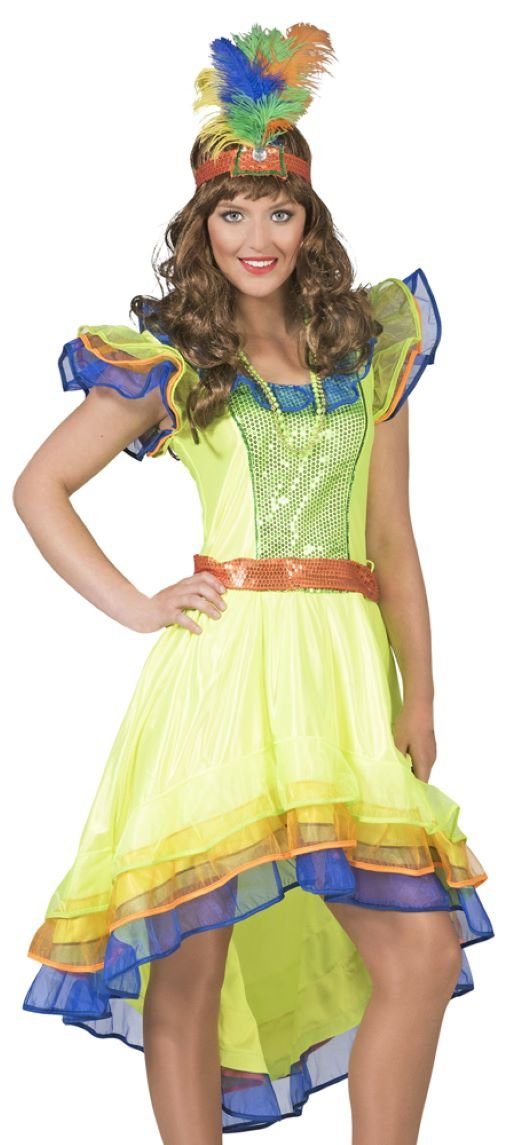 Kostüm Brasilianerin Kostüm 'Leticia' für Damen - Buntes