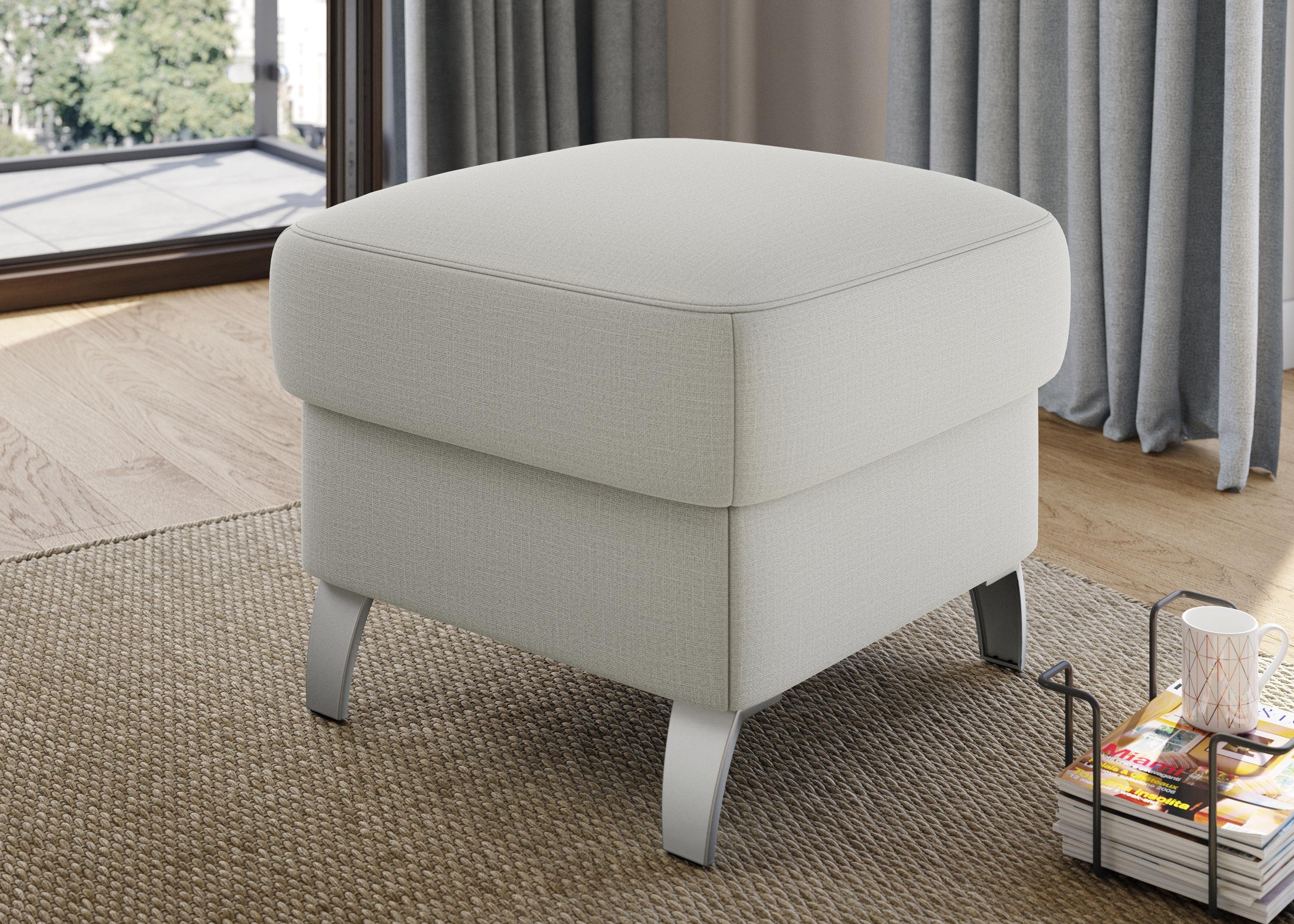 sit&more Hocker Palmera, B: 58 cm, mit Stauraum, Federkern günstig online kaufen