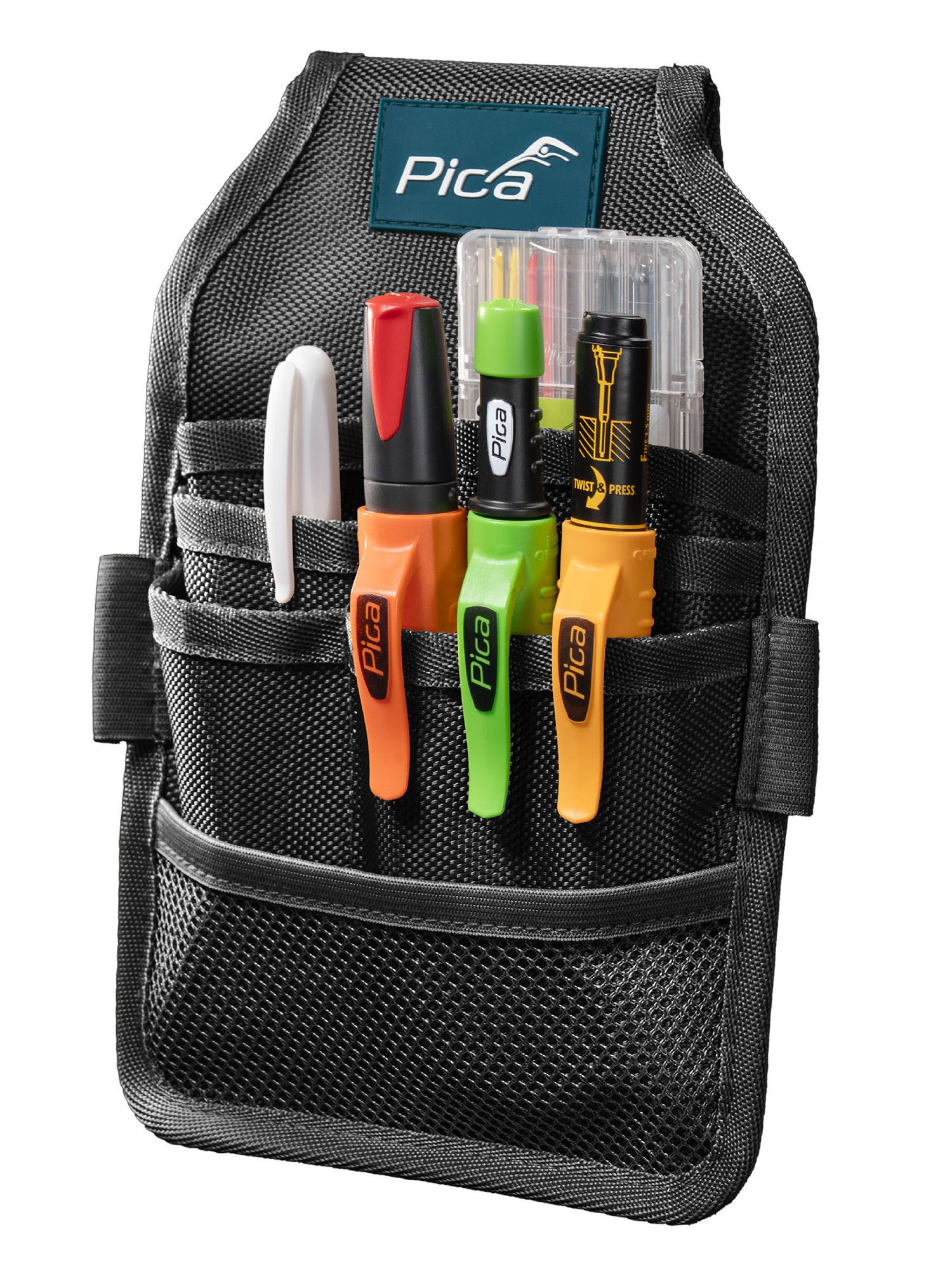 Marker Pica Master Belt Gürteltasche mit Tieflochmarker & Permanentmarker
