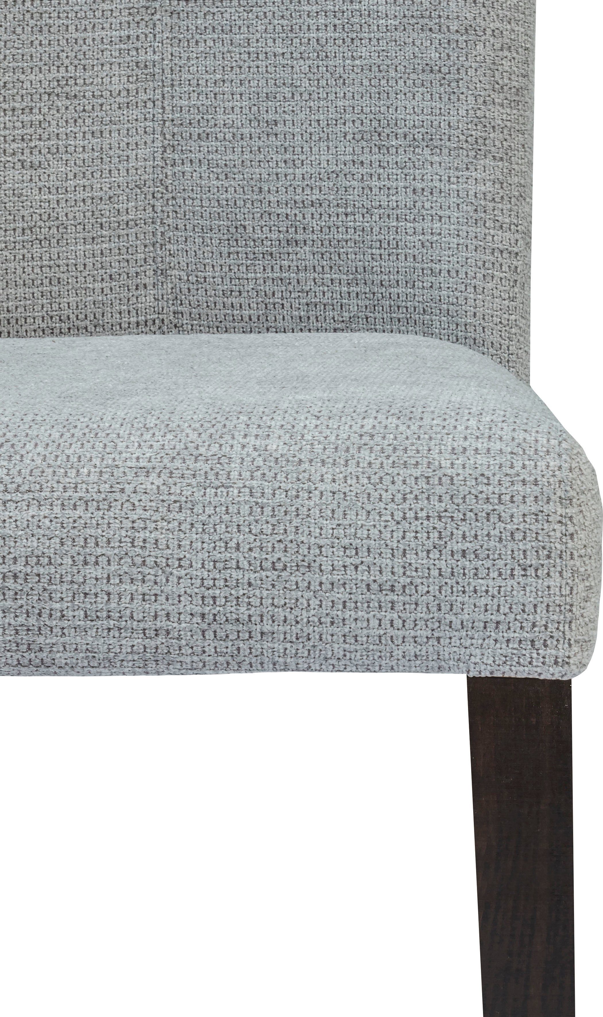 Home affaire 4-Fußstuhl Aspen (Set, 2 St), Beine aus massiver Buche, wengefarben lackiert