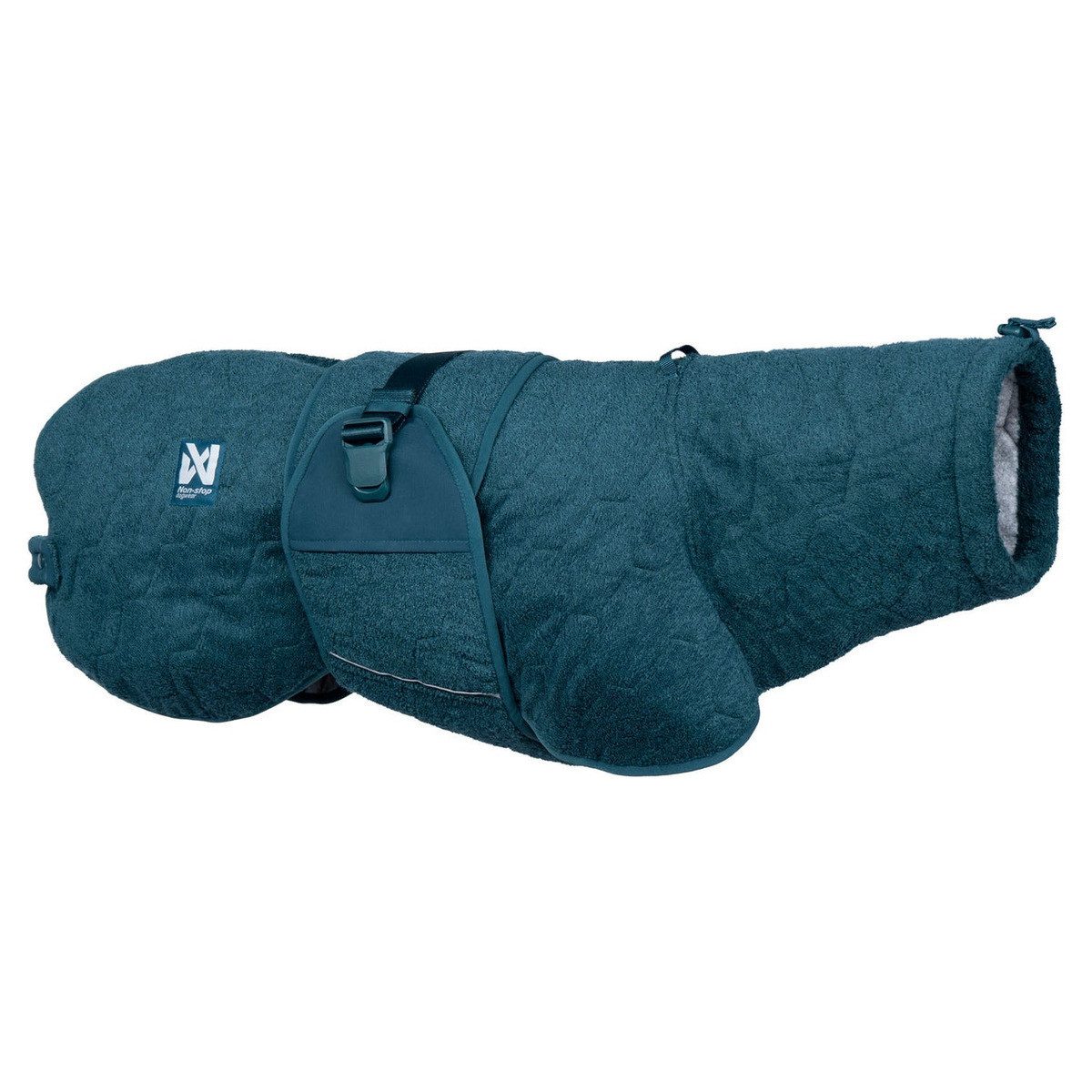 Non-stop dogwear Hundebademantel Bademantel Drying Coat dark teal