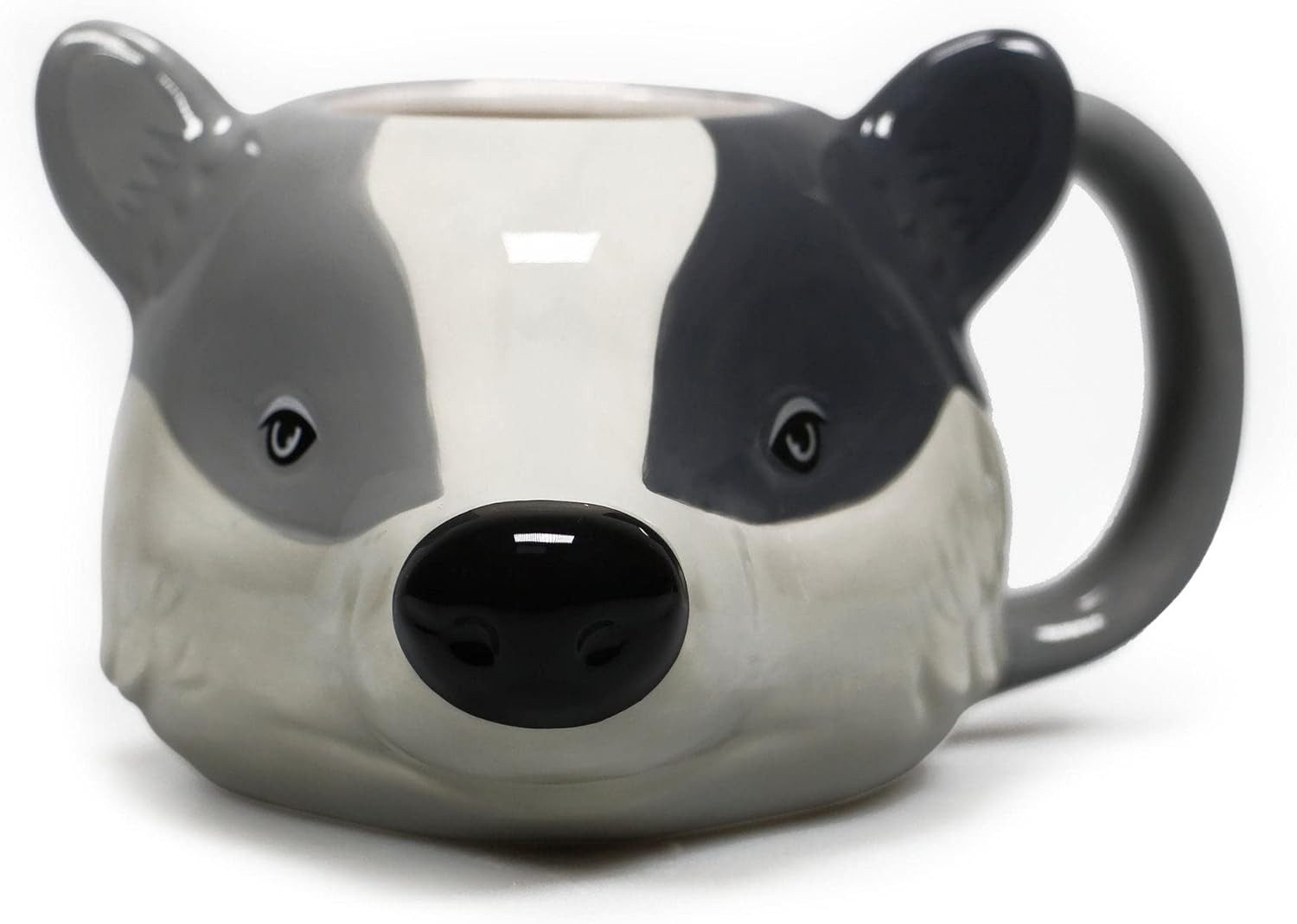 Half Moon Bay Tasse Harry Potter 3D Tasse Hufflepuff- Badger, 1-tlg., Offiziell lizenzierte Tasse