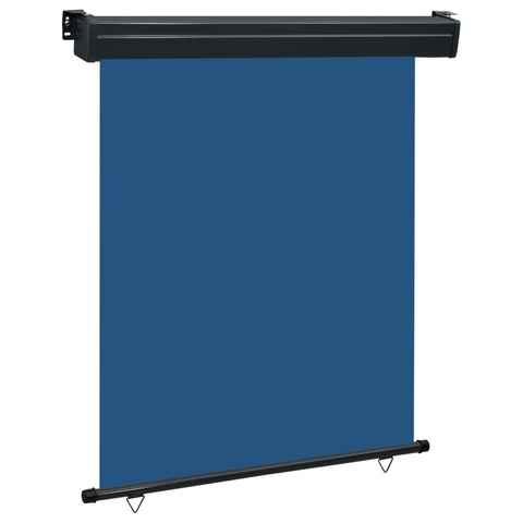 vidaXL Balkonsichtschutz Balkon-Seitenmarkise 140 × 250 cm Blau