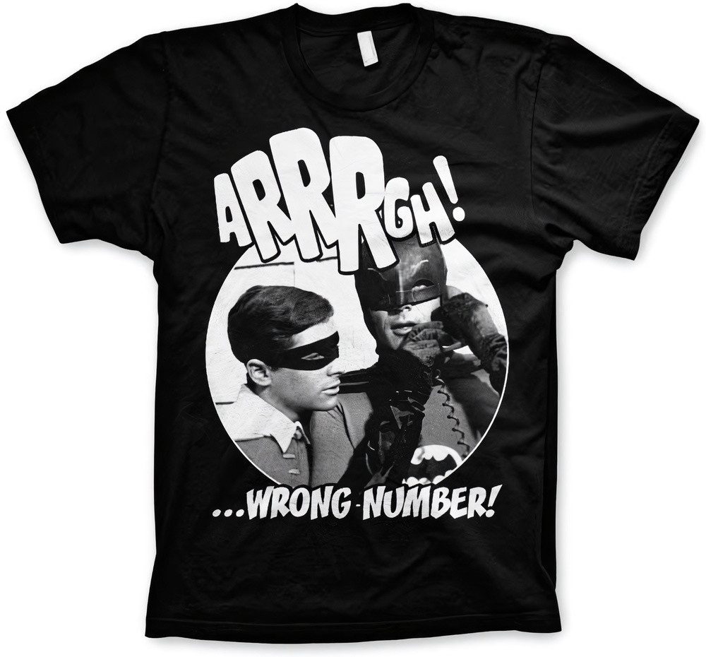 Batman T-Shirt Arrrgh Wrong Number Big Tall T-Shirt
