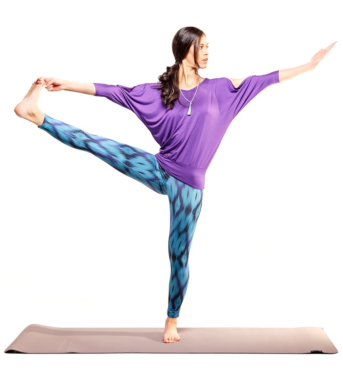 Yogistar Yogamatte Yogamatte Pro Classic Kein Set) (1-St., hellblau anthrazit