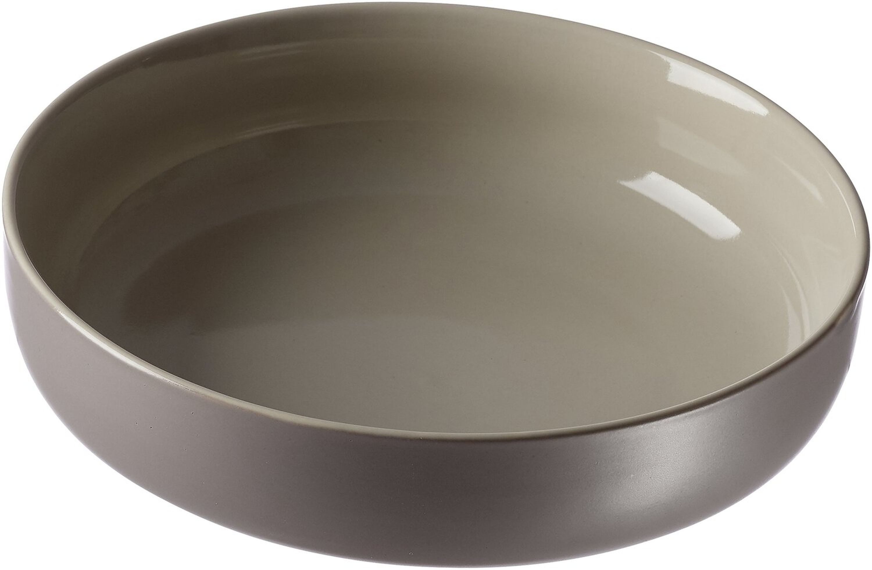 Ritzenhoff & Breker Schale Ritzenhoff & Breker Schale Jasper Keramik Geschirr 850 ml taupe, Steinzeug