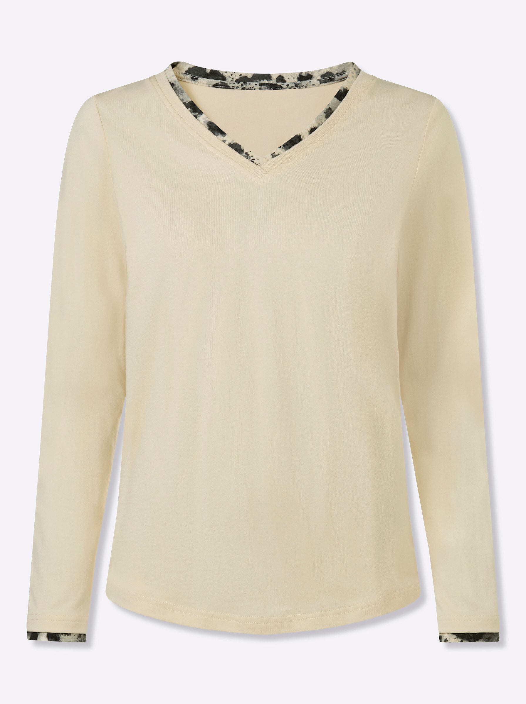 T-Shirt Langarm-Shirt Langarm