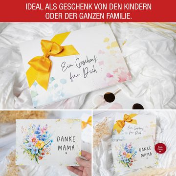 TOBJA Grußkarte Mama Dankeschön Geschenk Muttertag, Danke Karte Schlüsselanhänger Geschenkumschlag