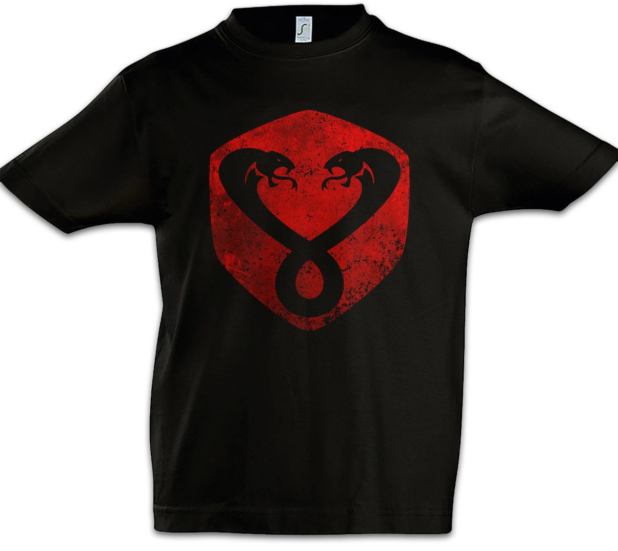 Print-Shirt Vintage Mumm-Ra Logo Kinder T-Shirt Thundercats TV Series Comic 80s