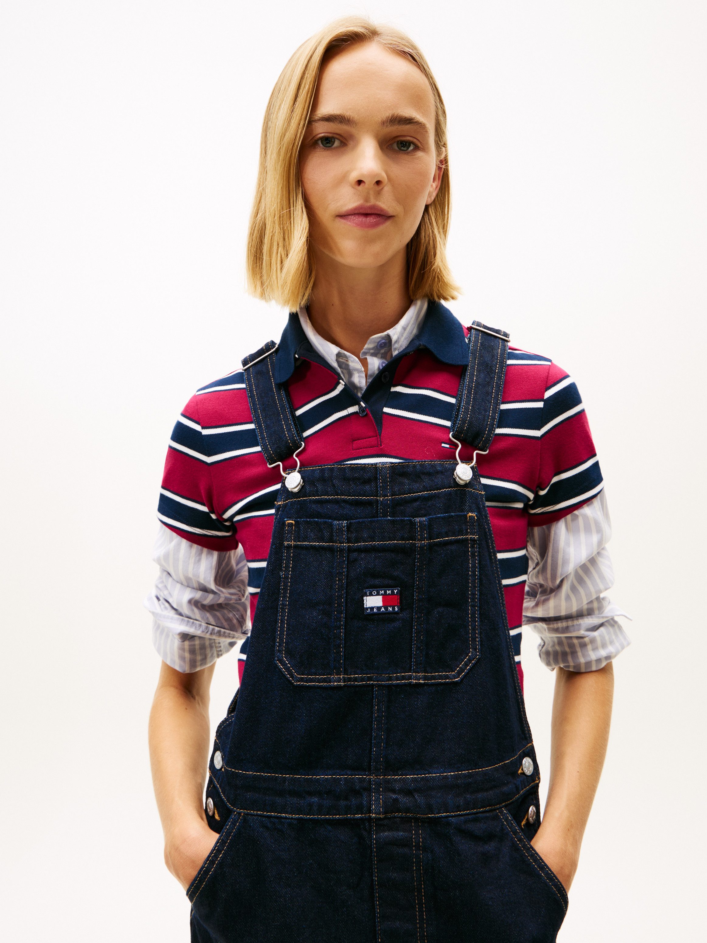 Tommy Jeans Latzkleid DUNGAREE DENIM DRESS EI5050 EXT