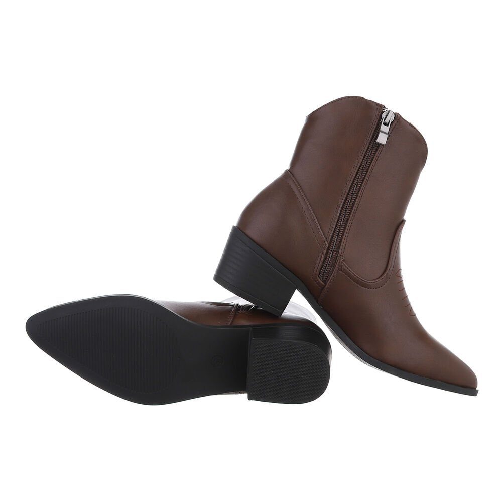 Ital-Design Damen Cowboyboots Western Westernstiefelette (85136144) günstig online kaufen