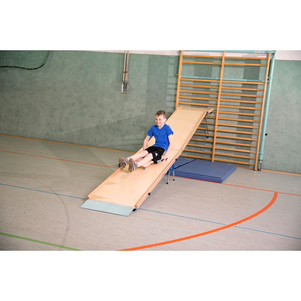 Sport-Thieme Klettergerüst Rollbrettbahn-Set Schiefe Ebene 1, Für fast alle Rollbretttypen