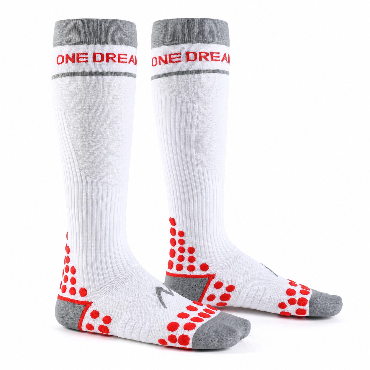 MEIKAN Kompressionsstrümpfe 1 Paar, 18–21 mmHg, leichte Kompression, Laufsocken (Packung, 1-Paar, ideal zum Laufen, Radfahren, Flugreisen und lange Arbeitstage) Atmungsaktive Stützstrümpfe für Damen & Herren
