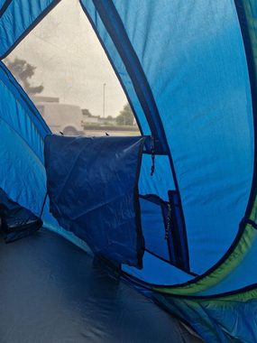 acamp Kuppelzelt PopUp 4 Personen Zelt blau Wurfzelt Campingzelt Igluzelt Kuppelzelt